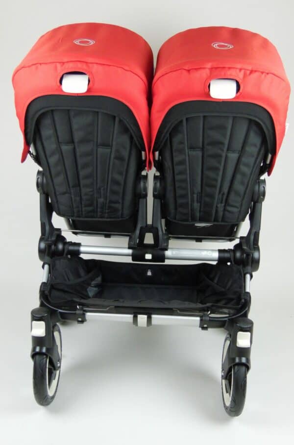 Bugaboo donkey twin kinderwagen - black/red - Afbeelding 3