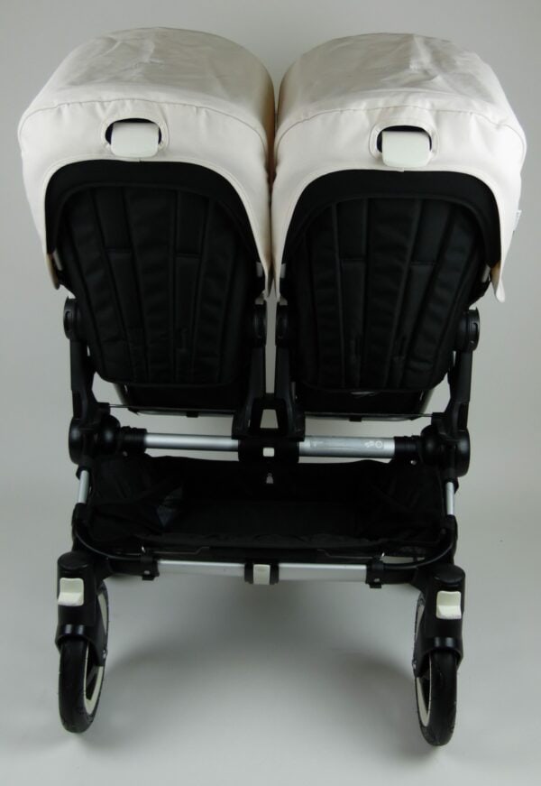 Bugaboo® Donkey Twin Kinderwagen - Zwart - Off White