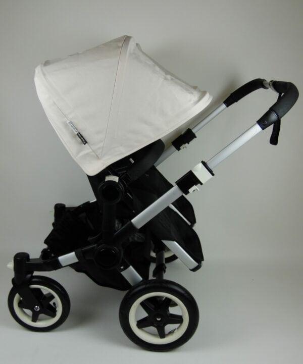 Bugaboo® Donkey Twin Kinderwagen - Zwart - Off White