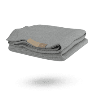 Bugaboo® zachte wollen deken - light grey melange