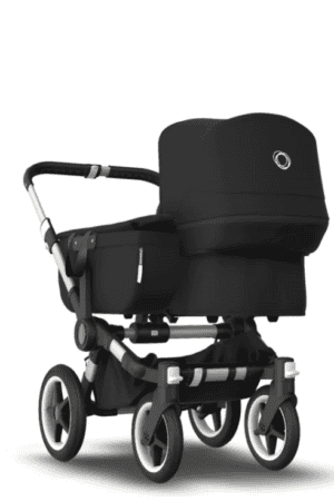 Bugaboo® donkey 3 mono kinderwagen - alu/black-black