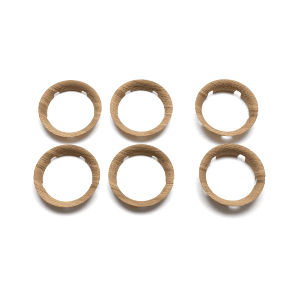 Bugaboo® bee 5 wieldoppen - wood