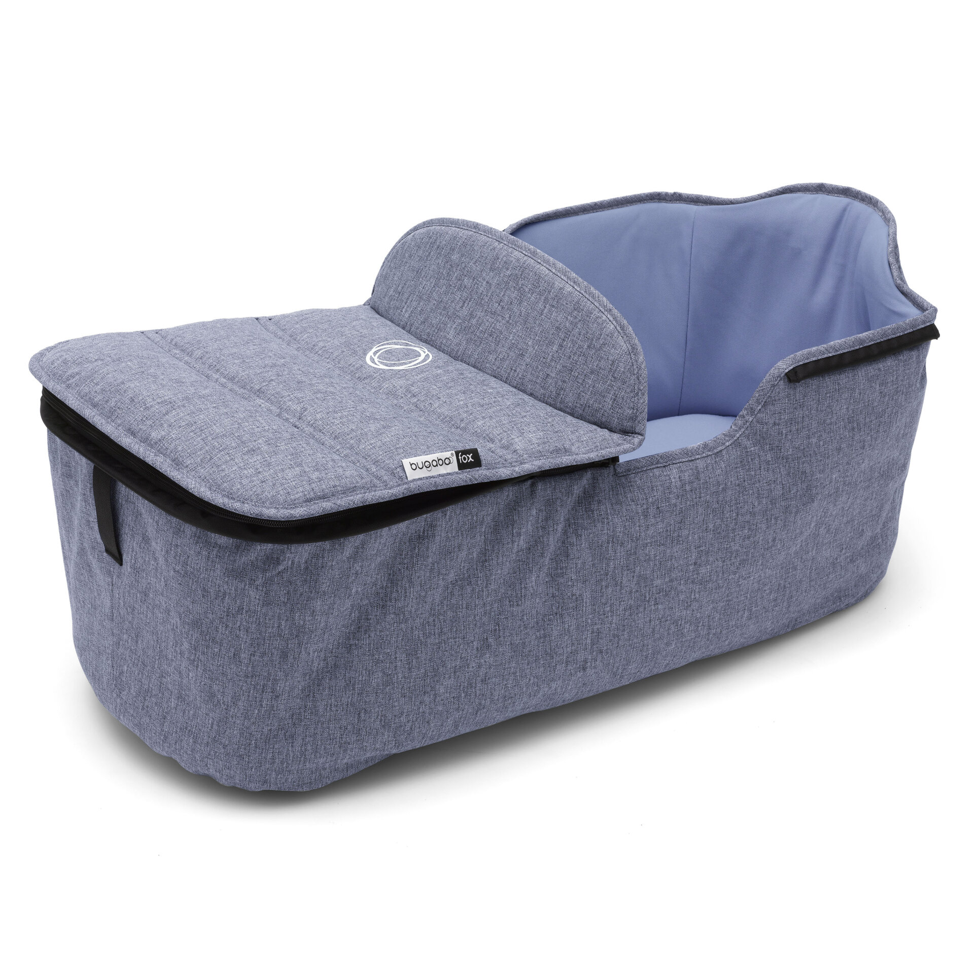 Bugaboo fox wiegbekleding set - blue melange
