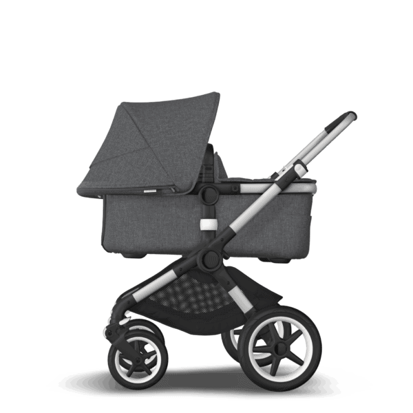 Bugaboo® fox 2 kinderwagen - alu/grey melange-grey melange