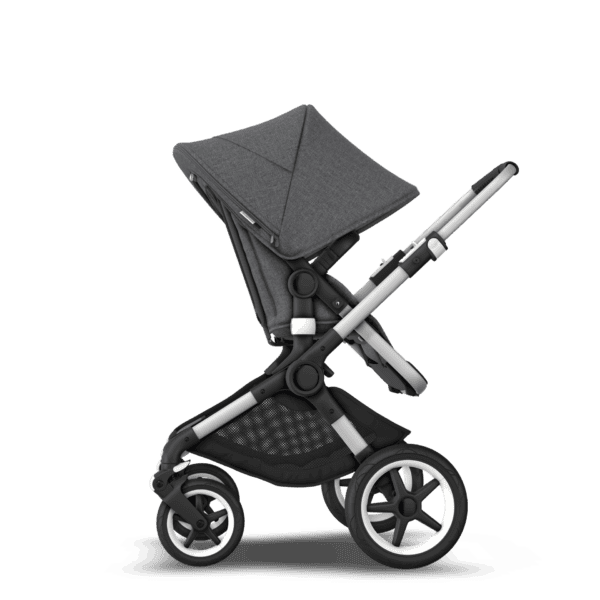 Bugaboo® fox 2 kinderwagen - alu/grey melange-grey melange