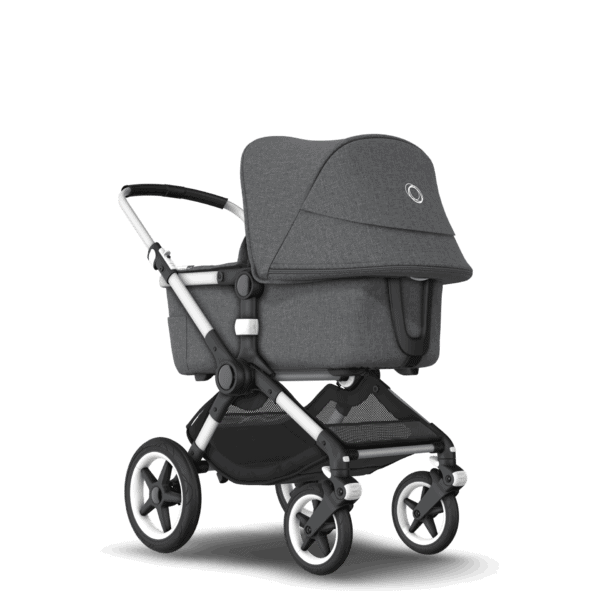 Bugaboo® fox 2 kinderwagen - alu/grey melange-grey melange