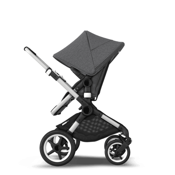 Bugaboo® fox 2 kinderwagen - alu/grey melange-grey melange