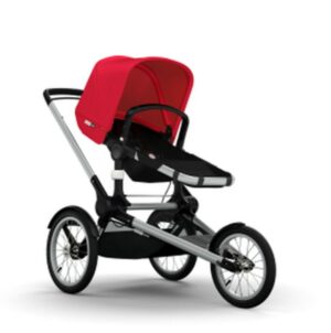 Bugaboo runner complete kinderwagen alu/black-red