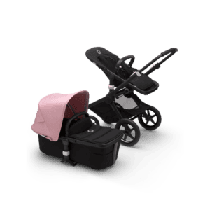 Bugaboo® fox 2 kinderwagen - black/black-soft pink