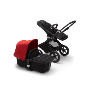 Bugaboo® fox 2 kinderwagen - black/black-red