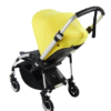 Bugaboo bee 5 kinderwagen met stoel - alu/steel blue-yellow