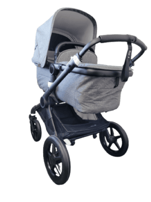 Bugaboo Fox 3 kinderwagen complete - black/grey melange- grey melange