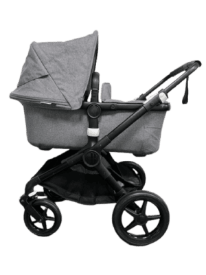 Bugaboo fox 2 kinderwagen - black/grey melange-grey melange