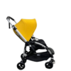 Bugaboo bee 5 kinderwagen met stoel - Alu/ black- sunrise yellow