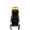 Bugaboo bee 5 kinderwagen met stoel - Alu/ black- sunrise yellow