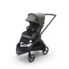 Bugaboo dragonfly kinderwagen met stoel - black/forest green