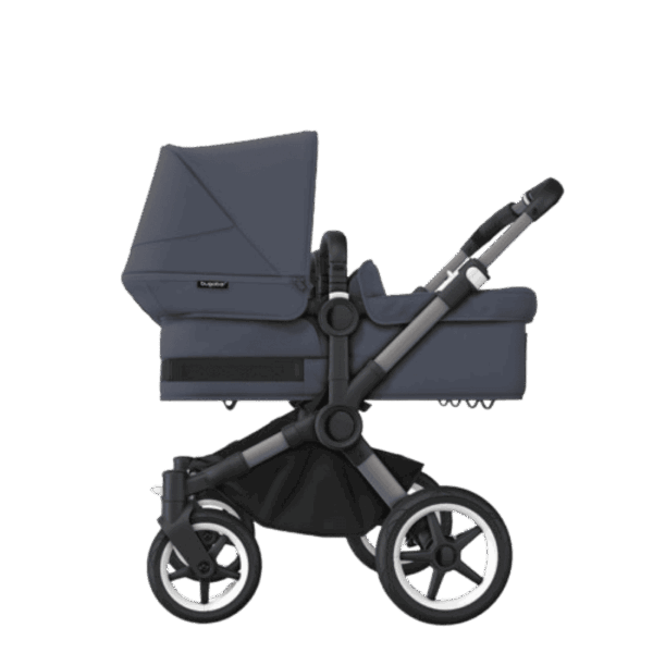 Bugaboo donkey 5 twin kinderwagen complete - graphite/stormy blue