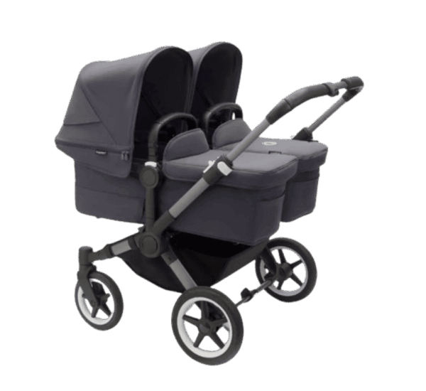 Bugaboo donkey 5 twin kinderwagen complete - graphite/stormy blue