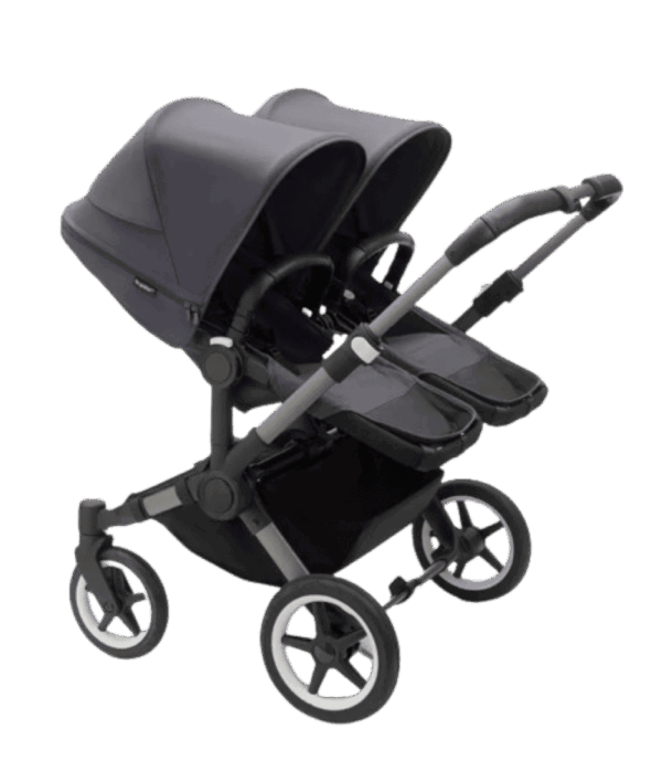 Bugaboo donkey 5 twin kinderwagen complete - graphite/stormy blue