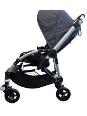 Bugaboo bee 5 kinderwagen met stoel - alu/grey/steel blue