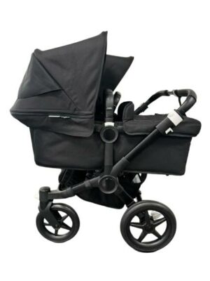 Bugaboo donkey 3 duo kinderwagen complete - black/black/black