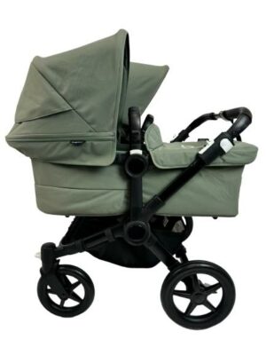 Bugaboo donkey 5 duo kinderwagen complete - black/forest green
