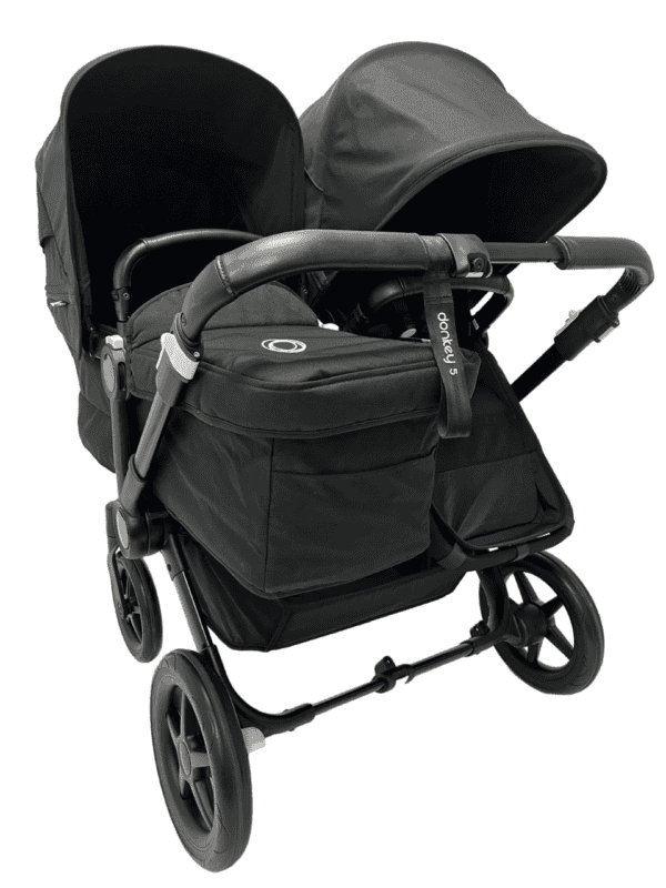 Bugaboo donkey 5 duo kinderwagen complete - black/black/black