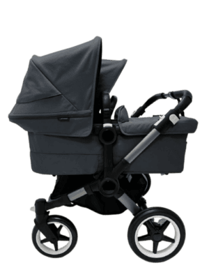 Bugaboo donkey 5 duo kinderwagen complete - graphite/ stormy blue