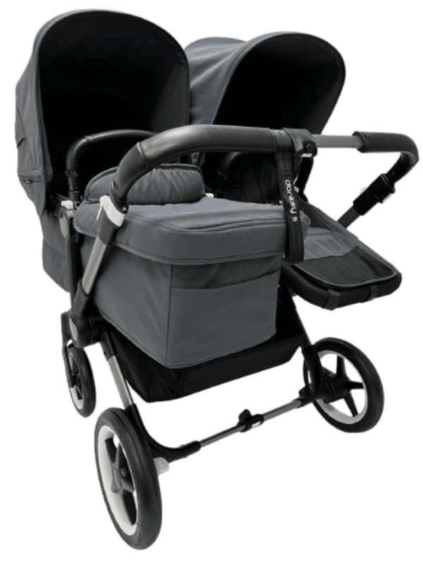 Bugaboo donkey 5 duo kinderwagen complete - graphite/ stormy blue