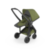 Greentom reversible kinderwagen met stoel - black/olive