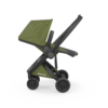 Greentom reversible kinderwagen met stoel - black/olive