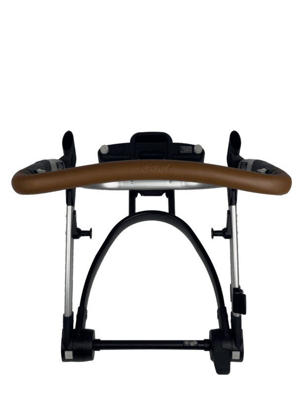 Joolz Geo2 onderstel inclusief duwbeugel - zilver brown leather look