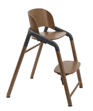 Bugaboo giraffe stoel - warm wood/grey